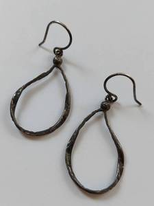 lot 71X image: Handmade Sterling Silver Dangle Earrings