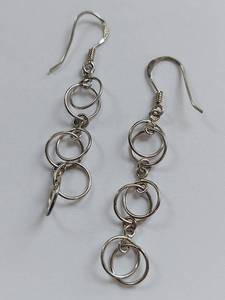 lot 82X image: Sterling Silver Dangle Earrings