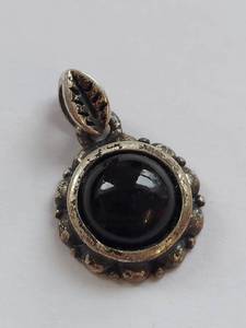 lot 84X image: Vintage Sterling Silver Gemstone Pendant