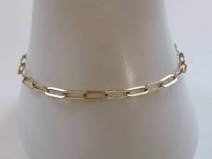 lot 98X image: Vintage Gold-Tone Sterling Silver Italian Bracelet