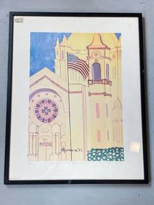lot 11J image: Signed Gorman Lithograph Art 82