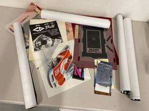 lot 36Z image: Vintage CD Brite Cleaner Graphic Art and Auto Illustrations Lot