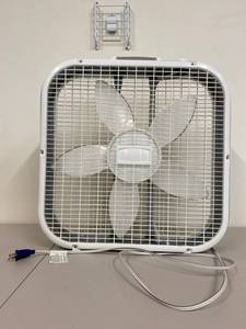 lot 37Z image: Lasko Box Fan Quiet Operation Energy Efficient Portable