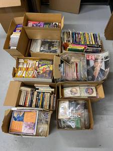 lot 50Z image: Massive Lot of Vintage Books, Magazines & Periodicals Collection