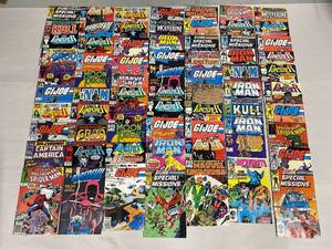 lot 52Z image: Marvel & G.I. Joe Comic Book Lot with Iconic Titles