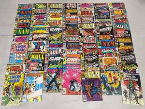 lot 71Z image: Lot of Vintage Marvel Comics The Punisher GI Joe Star Wars Moon Knight