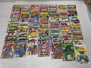 lot 75Z image: Large Vintage Comic Book Collection Superman Silver Surfer Defenders