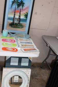 lot 21 image: Lot of Beach Home Decor, Art Mirrors frames etc