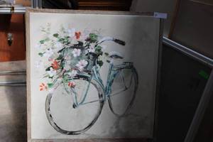 lot 30 image: Flower Bicycle Art
