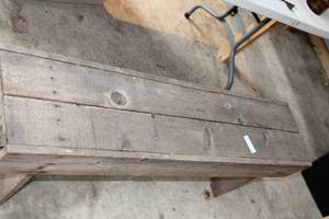 lot 45 image: Wooden bench