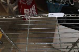 lot 90 image: Metal Wire rack 3 shelf