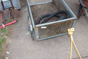 lot 98 image: Wooden Hand cart