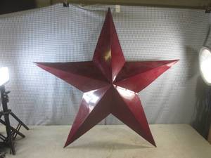 lot 119 image: (FS) Large 36 Metal Star ...