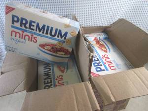lot 177 image: (C-1) 10 Boxes of Premium Saltine C...