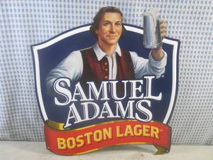 lot 182 image: (G-1) Samuel Adams Boston Lager Tin...