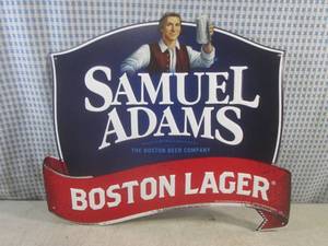 lot 184 image: (G-1) Samuel Adams Boston Lager Tin...