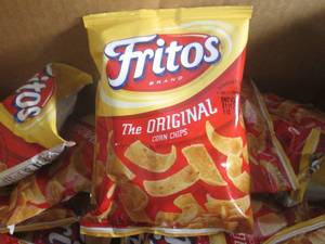 lot 218 image: (C-1) 31 Bags of Fritos Corn Chips ...