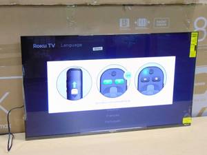 lot 21 image: Westinghouse 43 Edgeless QLED 4K Roku TV wr43qx400