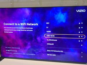 lot 29 image: VIZIO 55 Class 4K UHD LED HDR Smart TV (V4K55M-08)