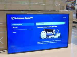 lot 38 image: Westinghouse 50 4K Ultra HD Smart Roku TV with HDR WR50UT4212