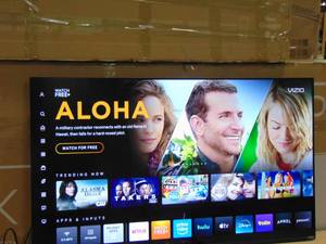 lot 41 image: VIZIO 50 Class 4K UHD LED HDR Smart TV (V4K50M-08) Scratch