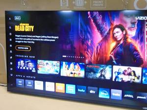 lot 45 image: VIZIO 43 Class 4K LED HDR Smart TV (V4K43M-08) Scratch