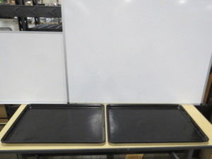lot 44 image: Lot of 2 Molded Fiberglass Trays - 26 x 18