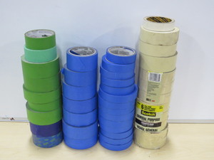 lot 49 image: Mixed Lot of Painters Tape and Masking Tape
