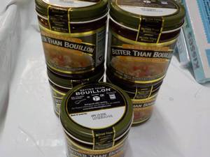 lot 40 image: 5 Jars Better than Bouillon 8 oz Ja...