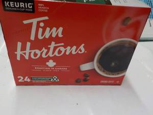 lot 45 image: Keurig Tim Hortons 24 pods Ground C...