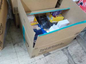 lot 53 image: Large box of New Amazon Overstock...