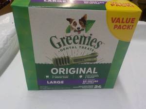 lot 60 image: Greenies Value Pack Dog Dental Trea...