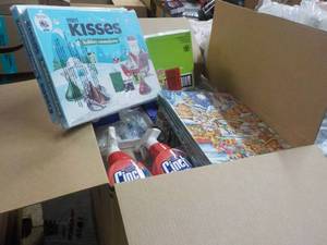 lot 85 image: Large box of New Amazon Overstock...
