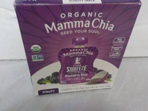 lot 86 image: Organic Mamma Chia Blackberry Vital...