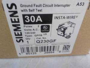 lot 100 image: Siemens Ground Fault Circuit Interr...