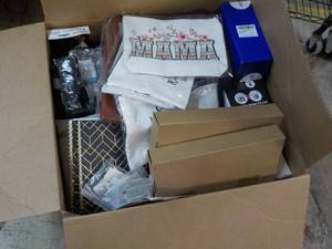 lot 137 image: Large box of New Amazon Overstock...