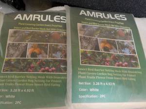 2 Amrules Garden Insect Proof Nets...