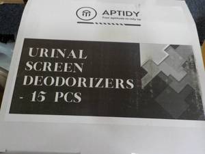 lot 157 image: Aptidy 15 pcs Urinal Screen Deodori...
