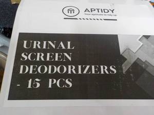 lot 158 image: Aptidy 15 pcs Urinal Screen Deodori...
