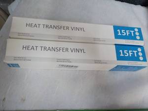 lot 172 image: 2 Heat Transfer Vinyl 15 ft Rolls...