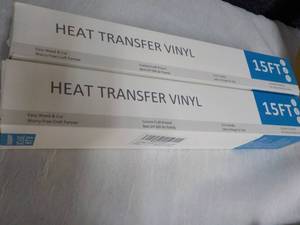 lot 173 image: 2 Heat Transfer Vinyl 15 ft Rolls...