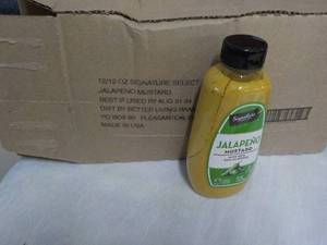 lot 176 image: 12 bottles Signature Jalapeno Musta...