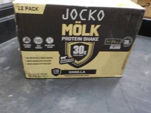 lot 218 image: 12 pack Jocko Molk Protein Shakes...