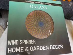 lot 233 image: Galaxy Stainless Steel Wind Spinner...