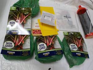 lot 240 image: Garden Seeds and Bird Feeder...