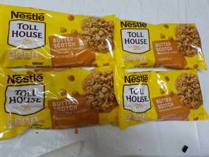 lot 247 image: 4 Nestle Butterscotch 11 oz bags Mo...