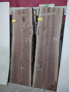 Book Match Black Walnut Slabs