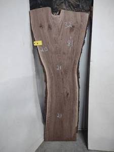 lot 6 image: Curly Black Walnut Slab