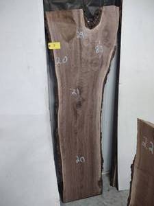 lot 7 image: Curly Black Walnut Slab