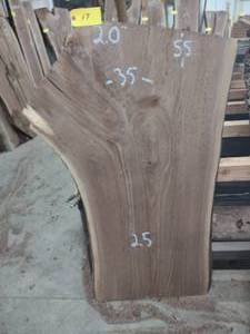 lot 17 image: Black Walnut Slab